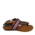 Tommy Hilfiger Women's Blue/Red Jaya Slingback Sandals - 8
