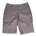 Adidas Women’s Purple Plaid Bermuda Golf Shorts - 4