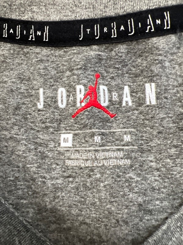 Nike Jordan Air Men's Gray/Blue U of M Long Sleeve Shirt - M image 3
