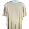 Tommy Bahama Men's Beige Short Sleeve Tee Shirt - XL