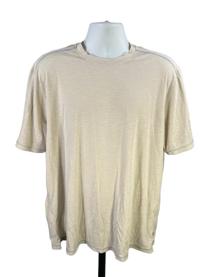 Tommy Bahama Men's Beige Short Sleeve Tee Shirt - XL