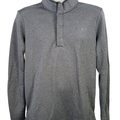 Under Armour Men's Dark Gray Coldgear Long Sleeve Quarter Snap Button Jacket - M