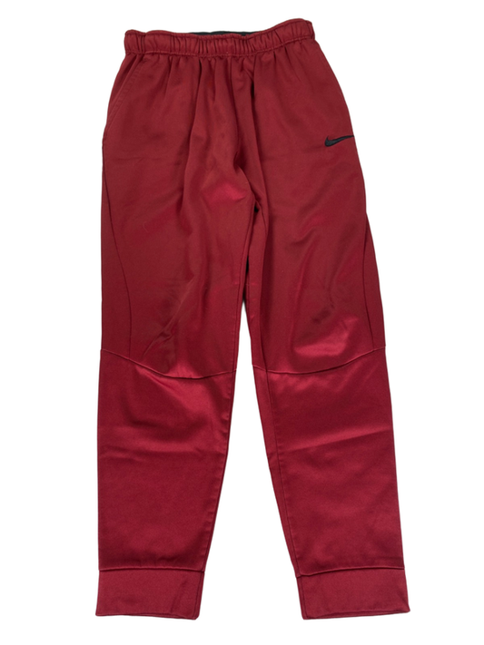 Nike Men's Red Dri-Fit Therma Tapered Leg Jogger Sweatpants - M