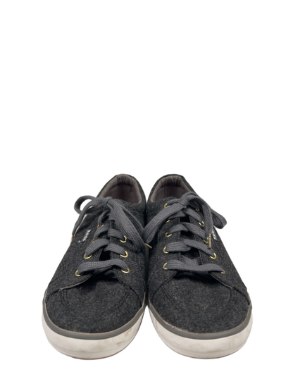 Keds Women's Gray Center Slub Oxford Lace Up Sneakers - 7 image 2