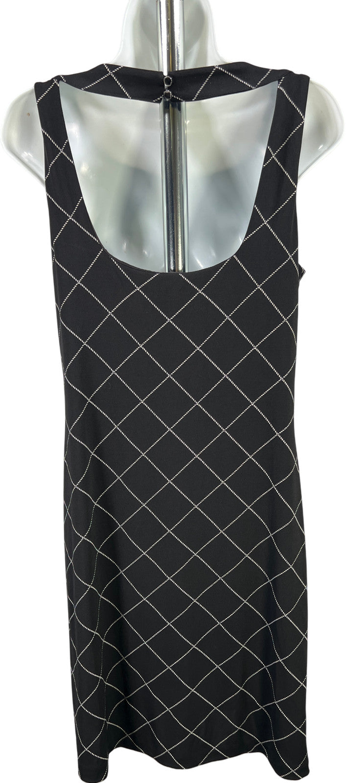 White House Black Market Women’s Black Sleeveless Shift Dress - S