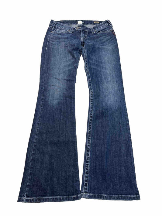 Silver Jeans Women's Dark Wash Blue Tuesday Bootcut Jeans - 30x35