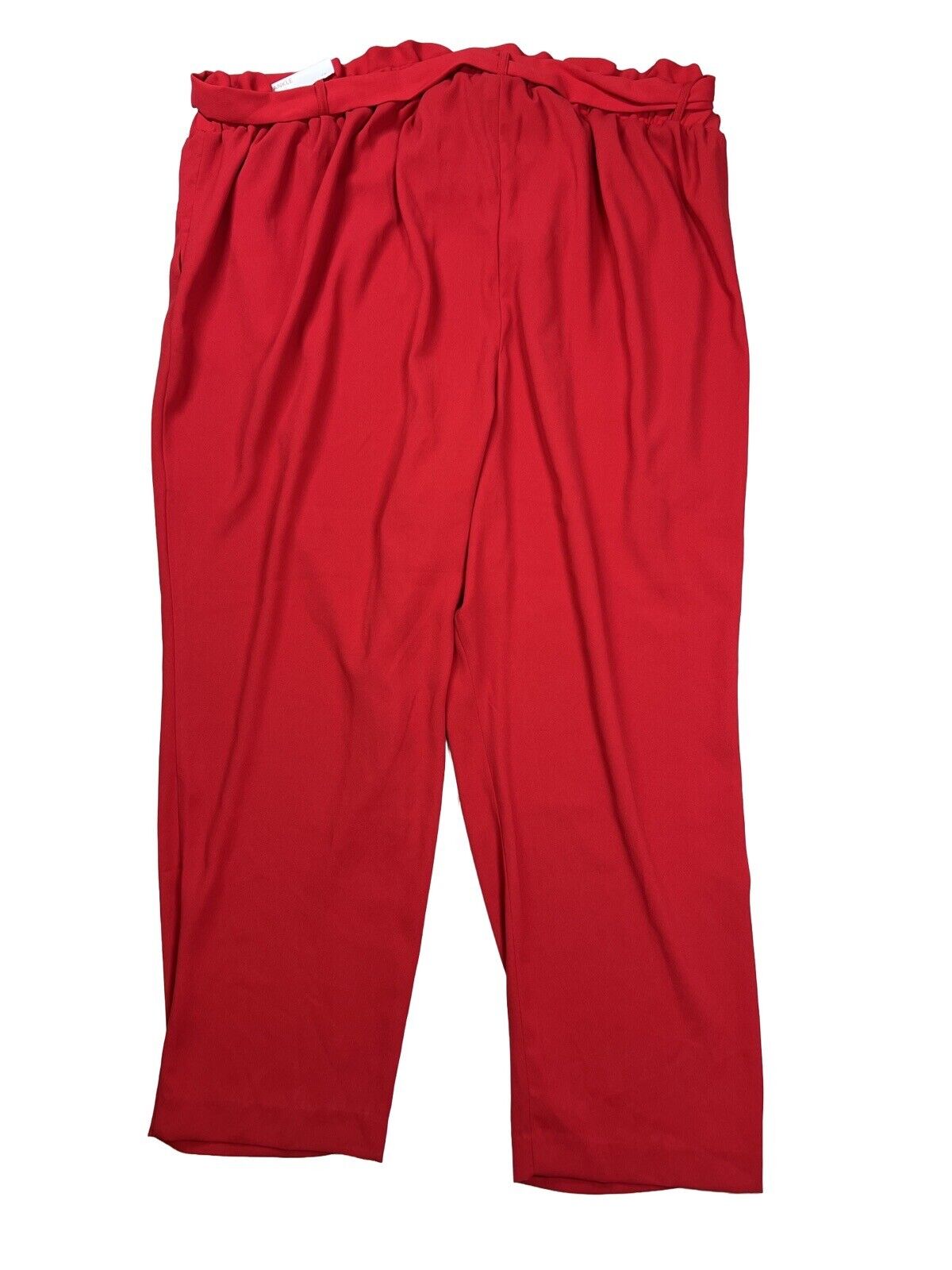 NEW Lane Bryant Women's Red Tie Front Ankle Pants - Plus 26