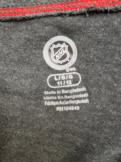 NHL Women’s Gray/Red Detroit Red Wings Short Sleeve T-Shirt - L
