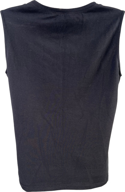 Talbots Women’s Black Rhinestone Sleeveless Tank Top - S