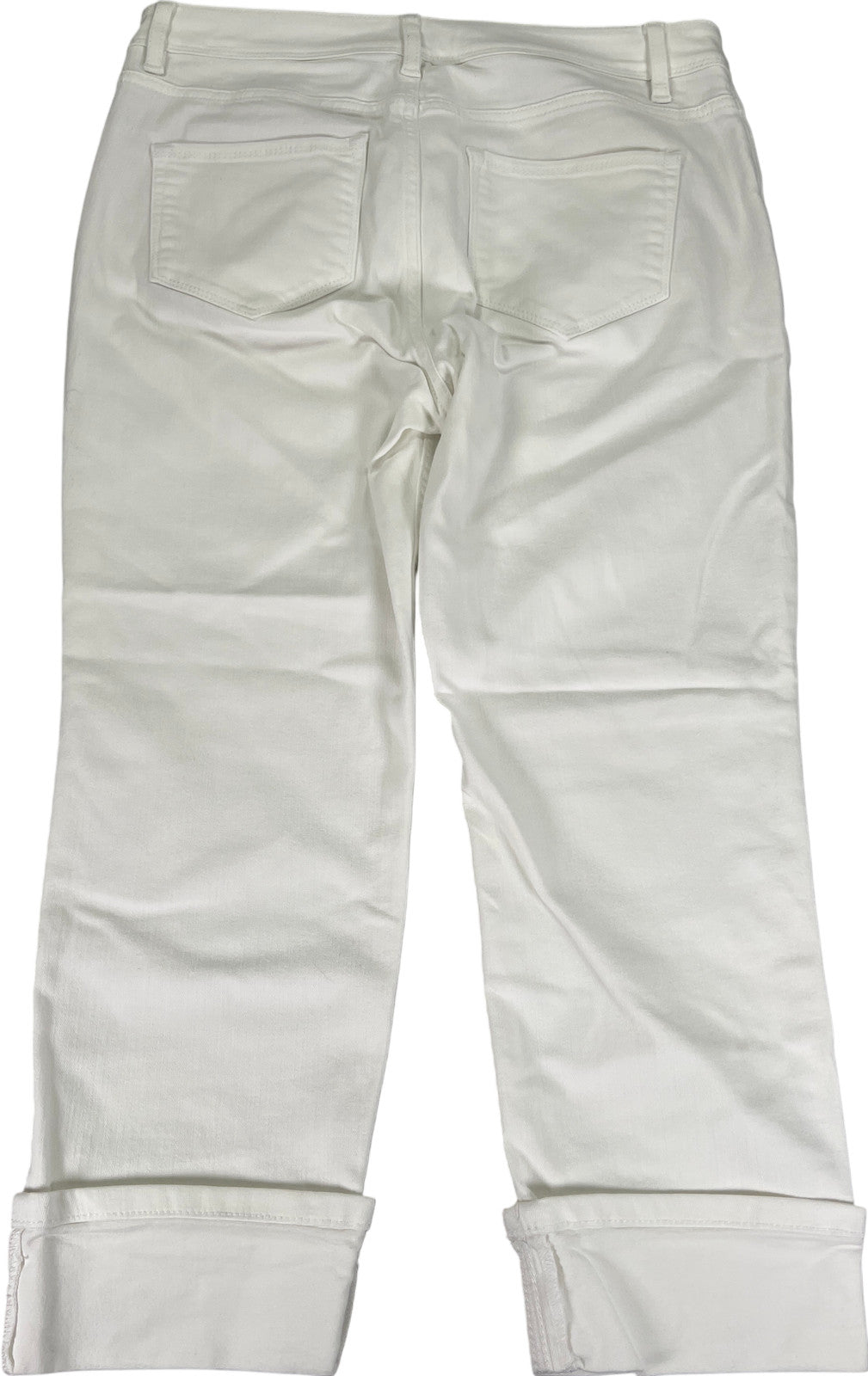 J.Jill Women’s White High Rise Cropped Denim Jeans - 8 Petite