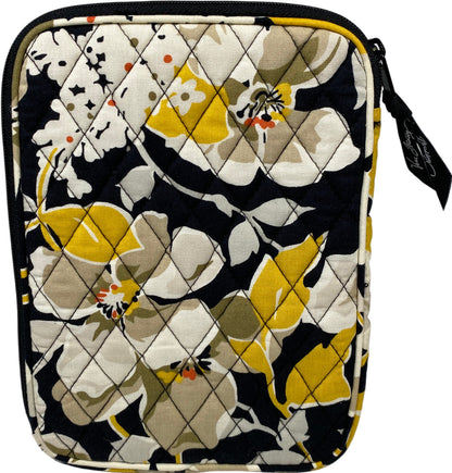 Vera Bradley Women’s Black/White Floral Dogwood Small 9” E-Reader Padded Case