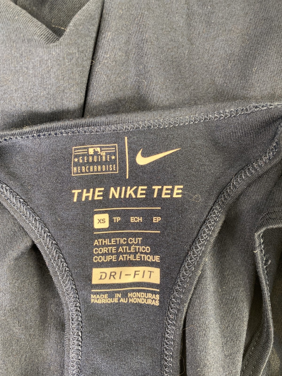 Nike Genuine Merchandise Women’s Blue Detroit Tigers Athletic Cut Tank Top - XS