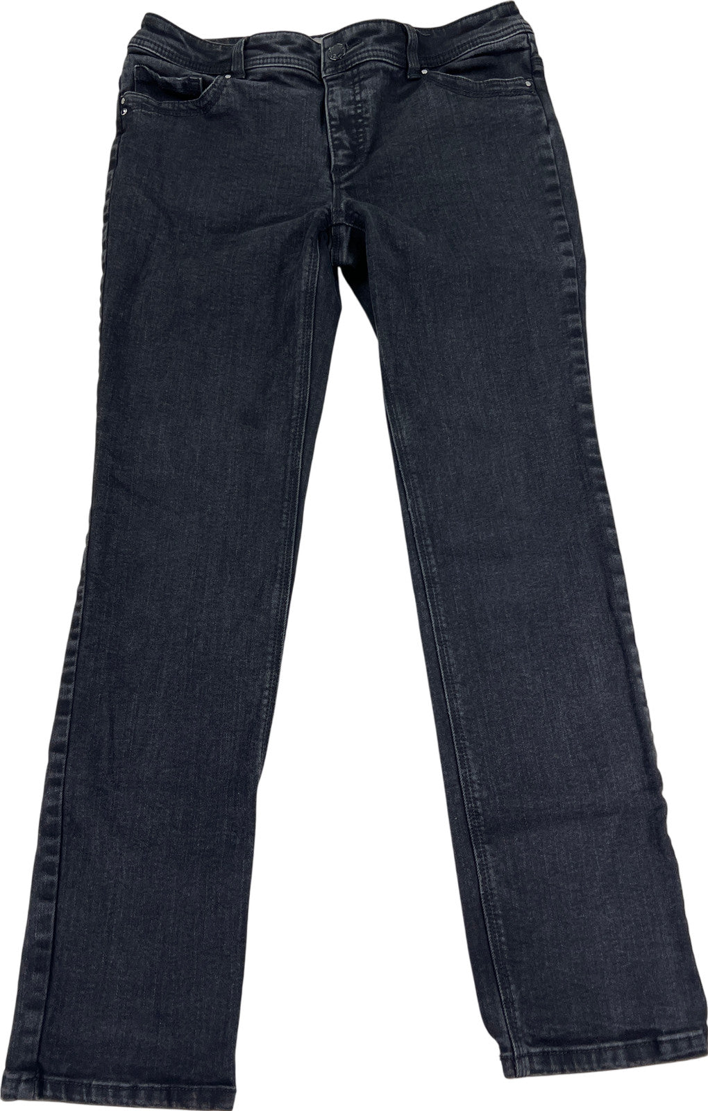 Chico’s Women’s Black So Slimming Straight Denim Jeans - 0/US 4 Short