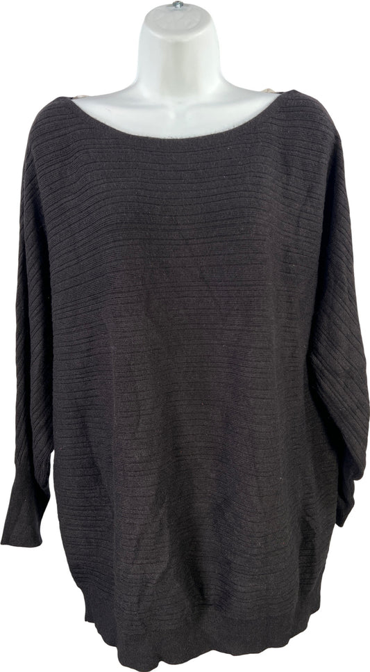 Chico’s Women’s Black Long Sleeve Sweater - 3/US XL