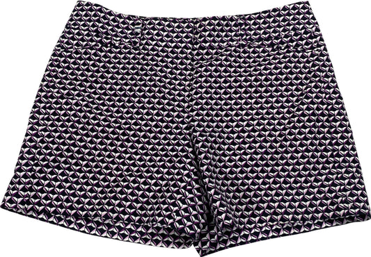 White House Black Market Women’s Black/Purple Shorts - 4