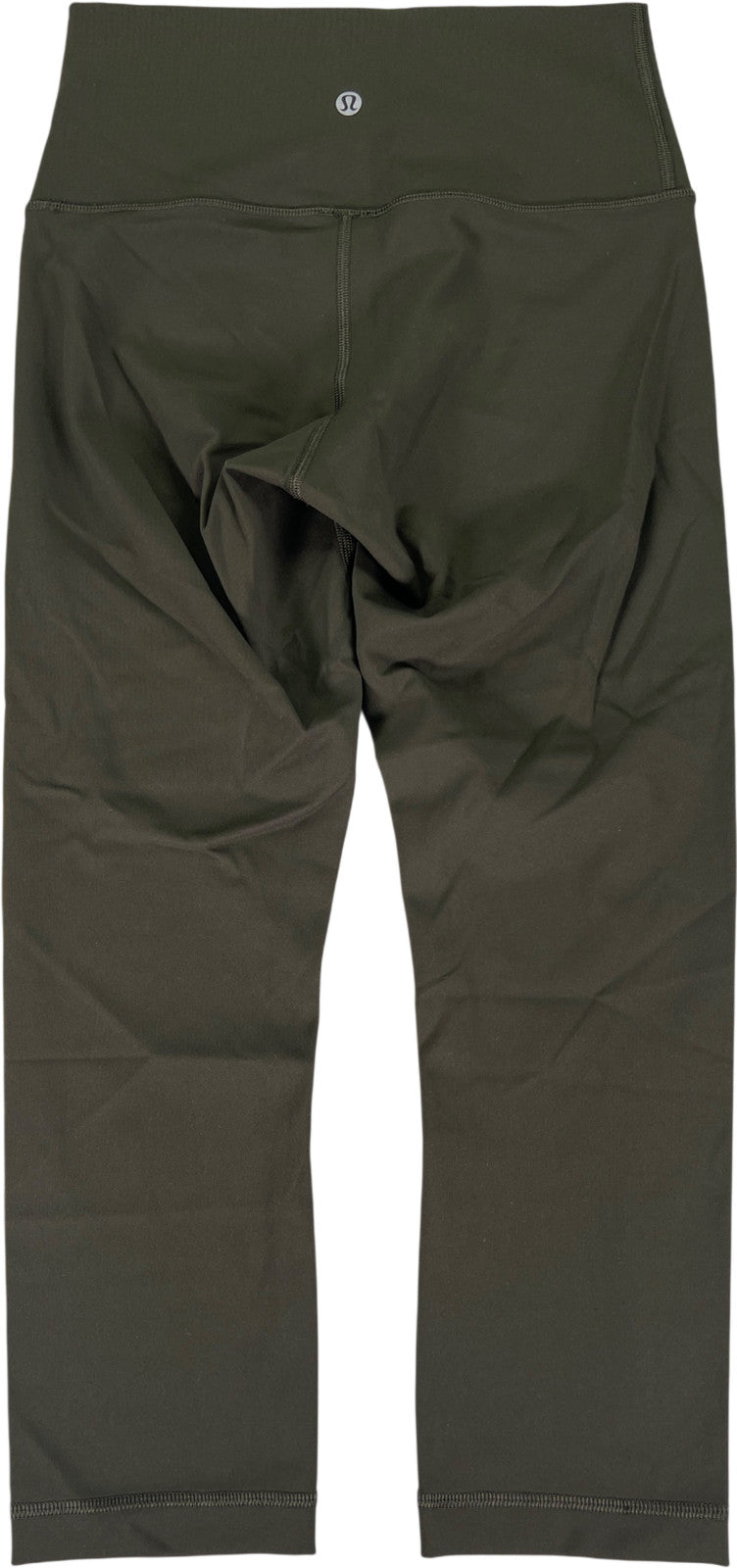 Lululemon Women’s Dark Olive Green Wunder Under Crop Hi-Rise 21” Legging - 6