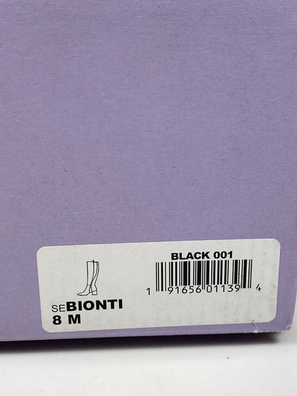 Easy Spirit Women’s Black Suede Bionti Side Zip Tall Riding Boots - 8