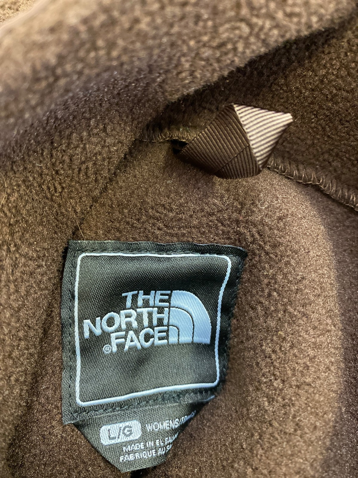 The North Face Women’s Brown Denali Polartec Fleece Full Zip Jacket - L