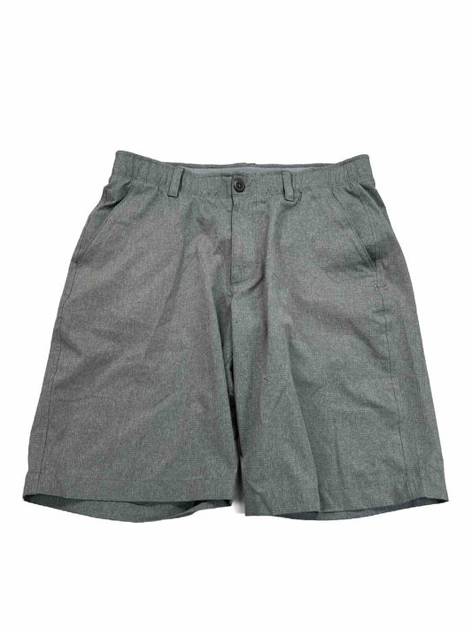 Under Armour Men's Gray Ventilated HeatGear Golf Shorts - 34