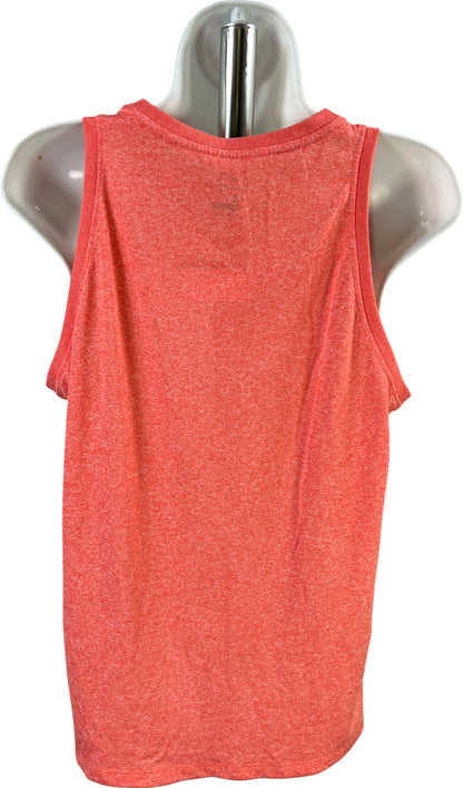 Nike Women’s Orange/Pink Heather Legend Sleeveless Athletic Tank Top - M