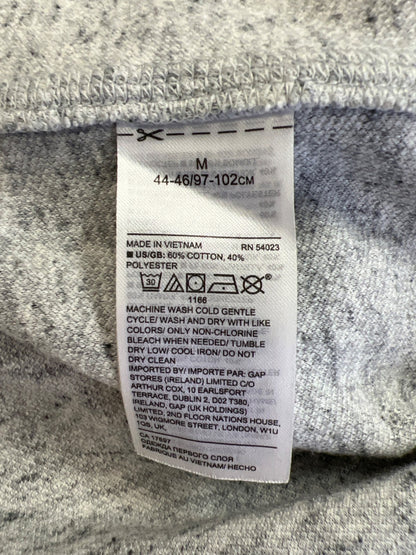 Banana Republic Men’s Gray Brushed Waffle Knit Long Sleeve Sweater - M