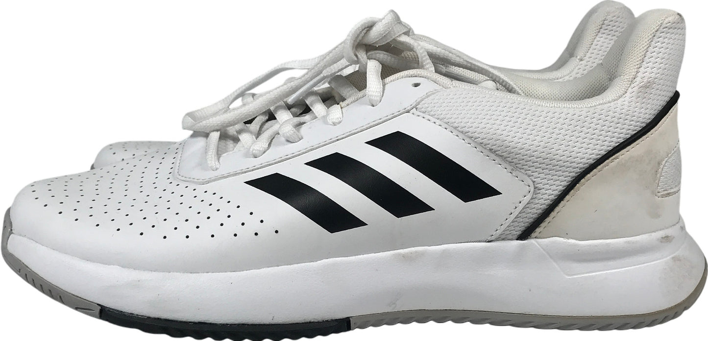 Adidas Men’s White Courtsmash Lace Up Court Athletic Sneakers - 11