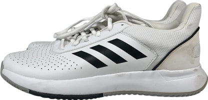 Adidas Men’s White Courtsmash Lace Up Court Athletic Sneakers - 11