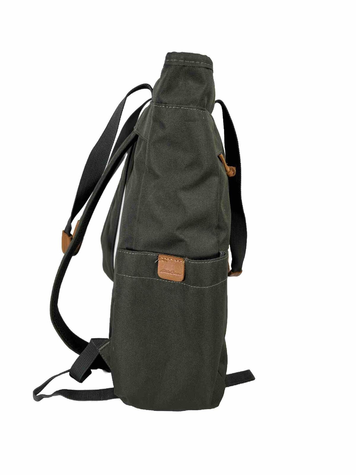 Eddie Bauer Green Handle Top Casual  Convertible Backpack