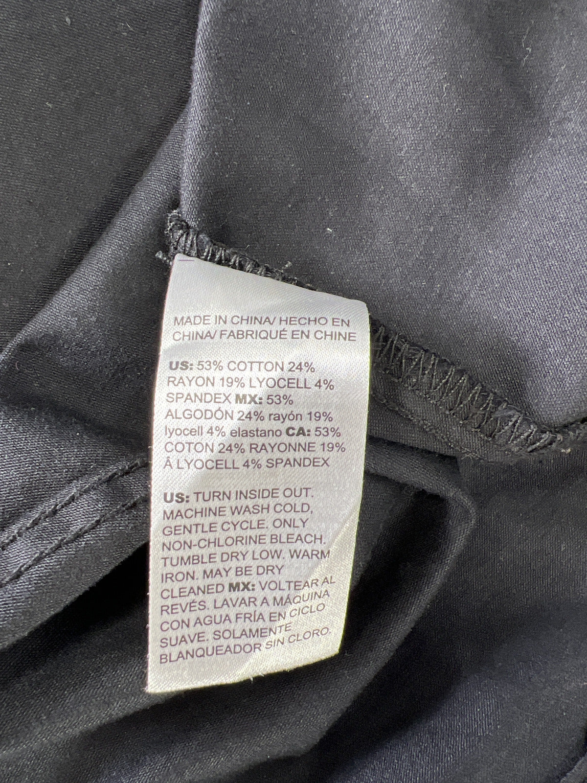 Chico’s Women’s Black Long Sleeve Button Up Sateen Jean Jacket - 2/US 12