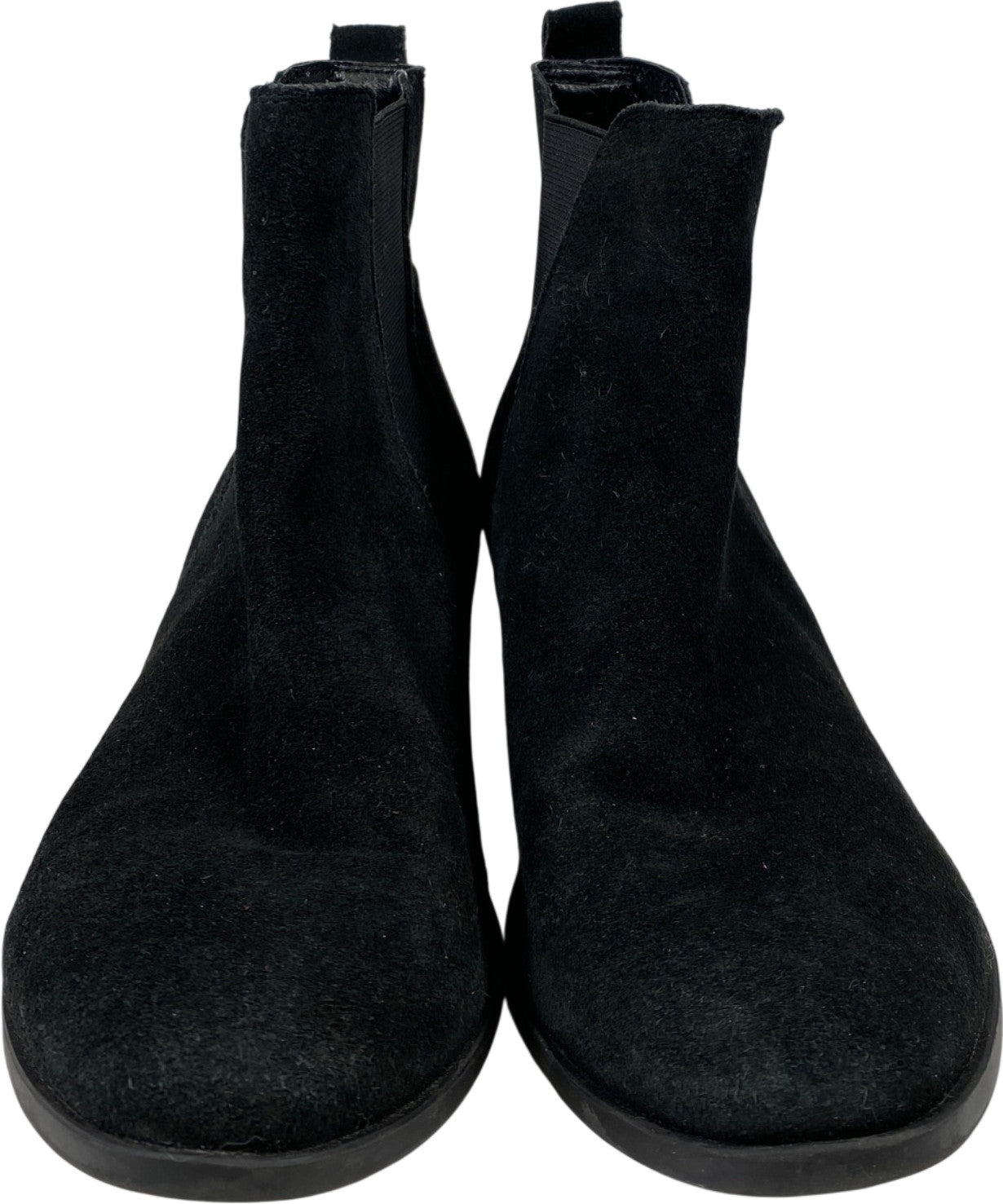 Steve Madden Women’s Black Suede Dover Pull On Chelsea Ankle Boots - 11