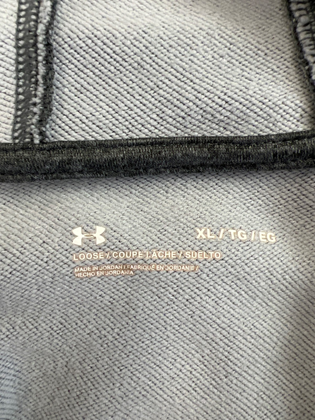 Under Armour Women’s Gray Tech Terry 1/2 Zip Loose Pullover Sweatshirt - XL