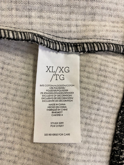 Cabi Women’s Black/Gray The Times 3/4 Sleeve Hook Close Blazer Jacket - XL