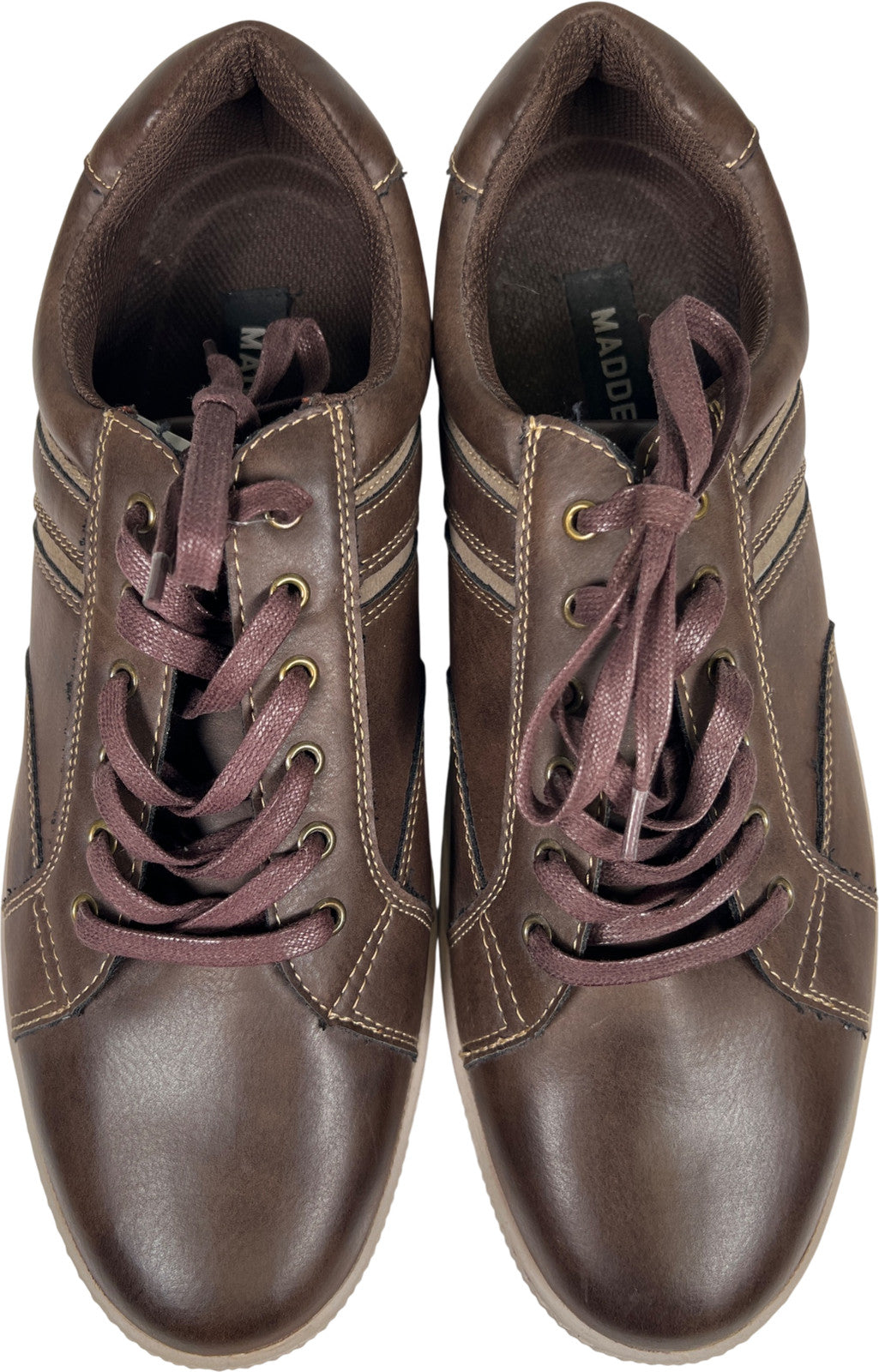 Madden Men’s Brown Ebner Lace Up Sneakers - 13