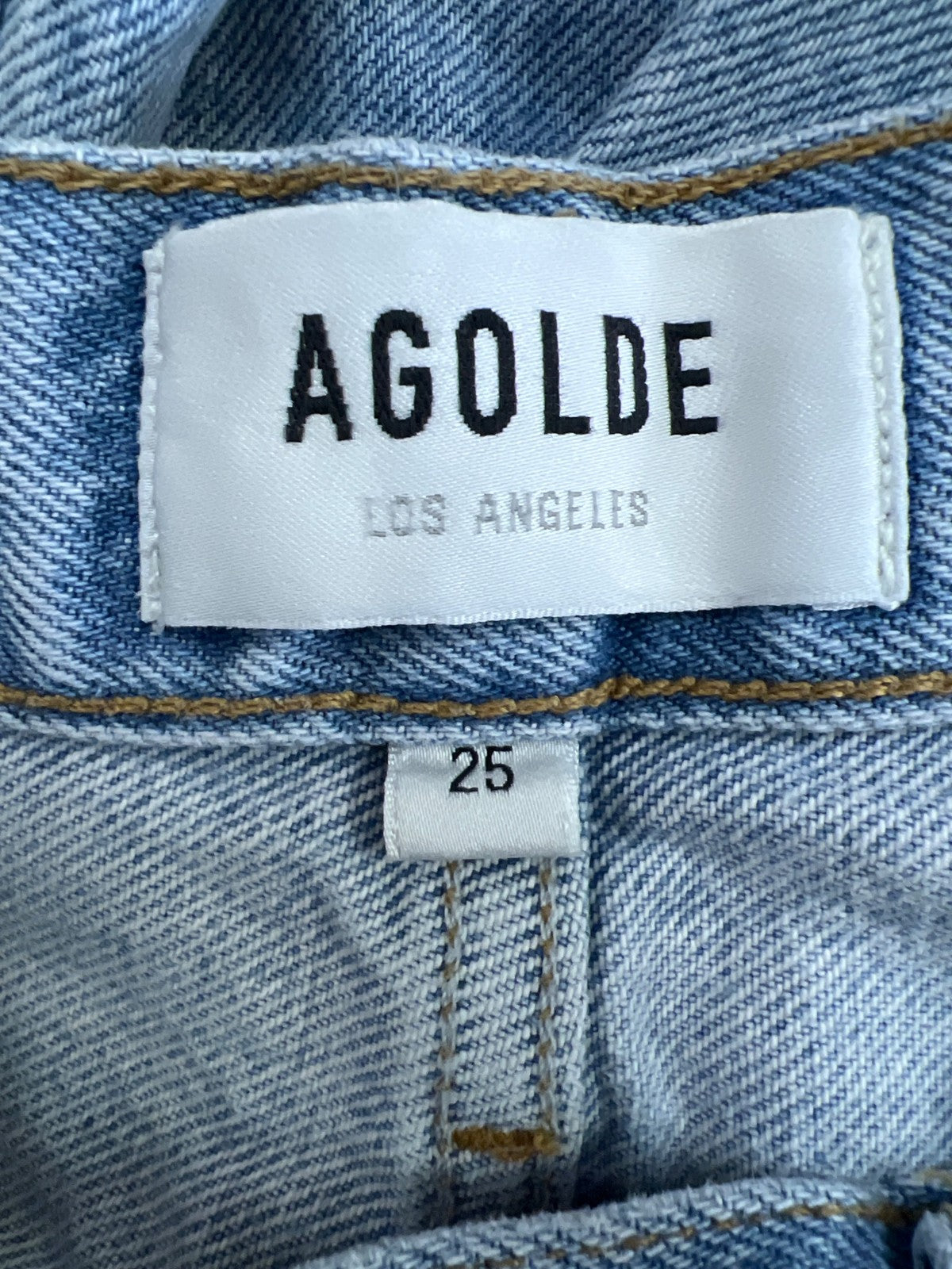 Agolde Women’s Light Wash Cooper Cargo Denim Jeans - 25