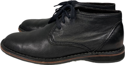 John Varvatos Men’s Black Leather Hipster Chukka Boots - 9.5