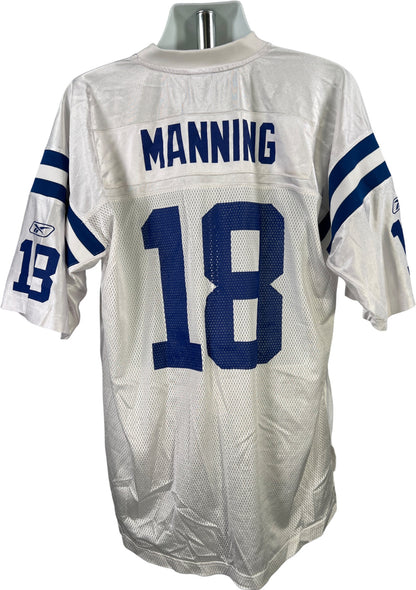 Reebok NFL Equipment Vintage Peyton Manning 18 Colts Football Jersey - XL