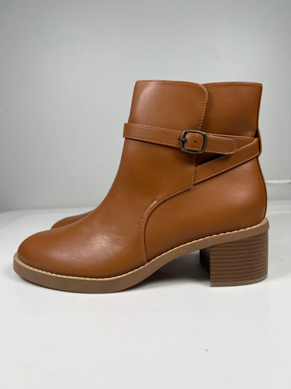 Ann Taylor LOFT Women’s Brown Side Zip Ankle Ridding Boots - 11