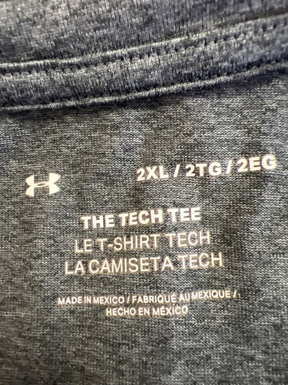 Under Armour Men’s Gray The Tech Short Sleeve Athletic T-Shirt - 2XL