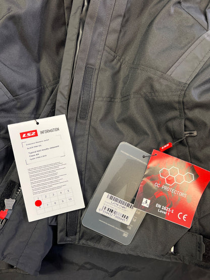 LS2 Apparel Women’s Black Endurance Motorcycle Riding Jacket - 3XL