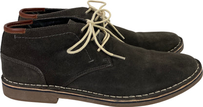 Kenneth Cole Reaction Men’s Gray Suede Desert Wind Chukka Shoes - 12