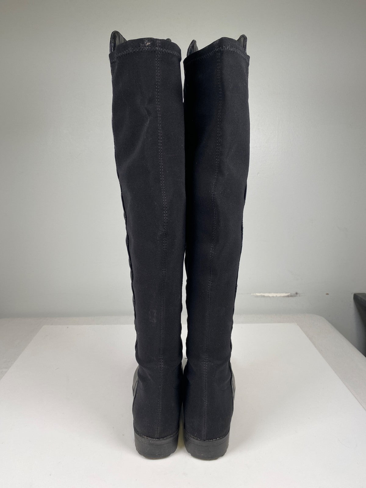 Unisa Women’s Black Quilted Over The Knee Boots - 7