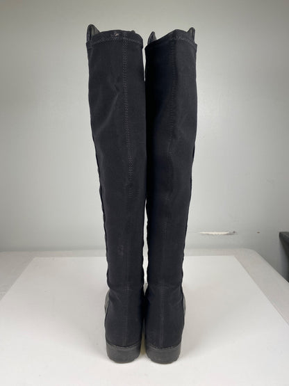 Unisa Women’s Black Quilted Over The Knee Boots - 7