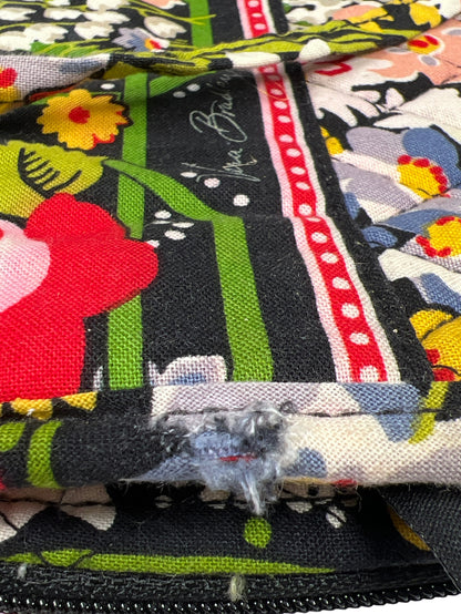 Vera Bradley Multi-Color Poppy Fields Cosmetic Traveler Door Organizer Bag