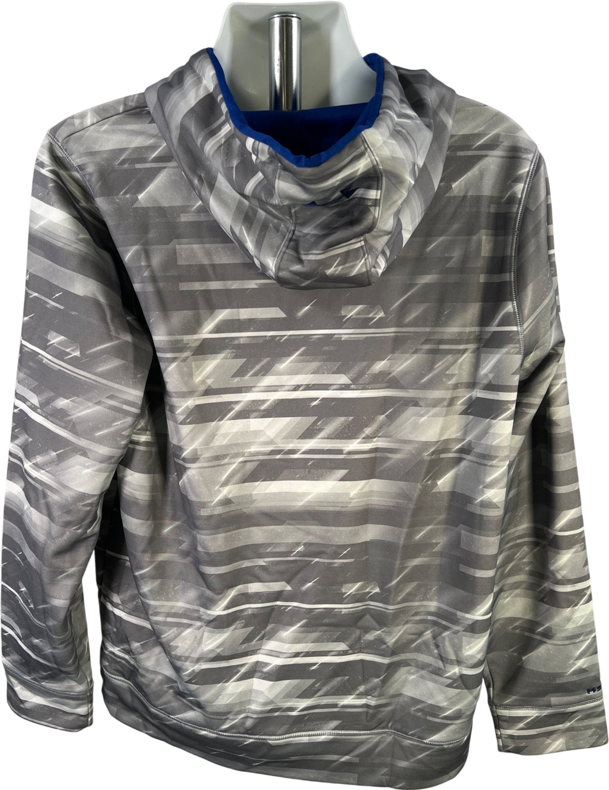 Under Armour Men’s Gray/Blue Fleece Lined Storm Pullover Sweatshirt - L