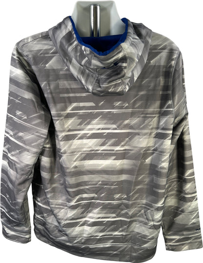 Under Armour Men’s Gray/Blue Fleece Lined Storm Pullover Sweatshirt - L