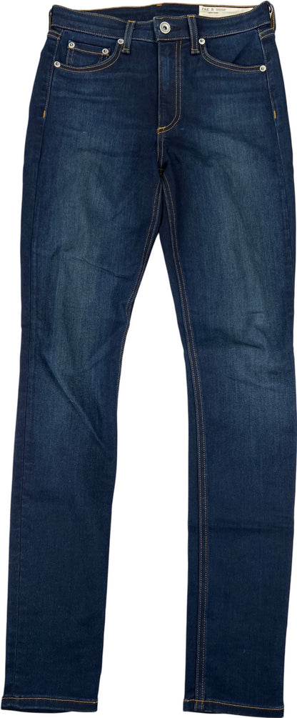 Rag and Bone Women’s Dark Wash Nina High Rise Skinny Denim Jeans - 25