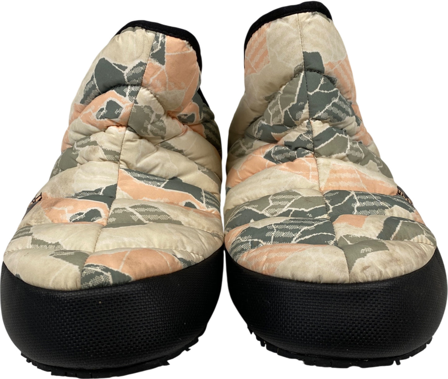 The North Face Men’s Beige/Pink Thermoball Puffer Ankle Booties - 12