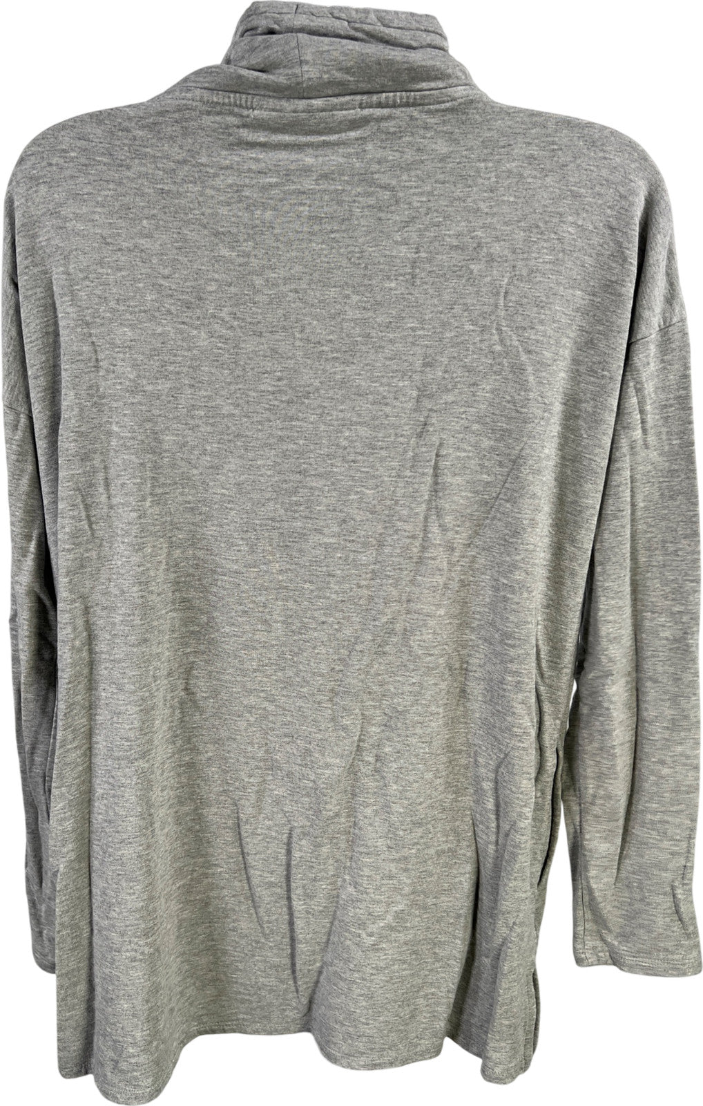 Pure J.Jill Women’s Gray Heather Eco Terry Knit Long Sleeve Shirt - XS