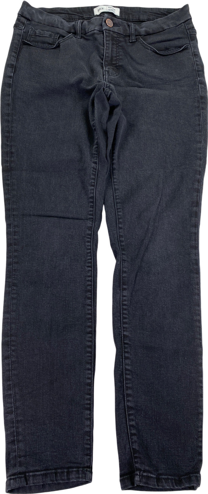 BKE Women’s Black Mid Rise Payton Ankle Skinny Denim Jeans - 28x27