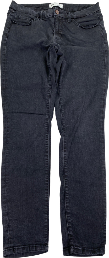 BKE Women’s Black Mid Rise Payton Ankle Skinny Denim Jeans - 28x27